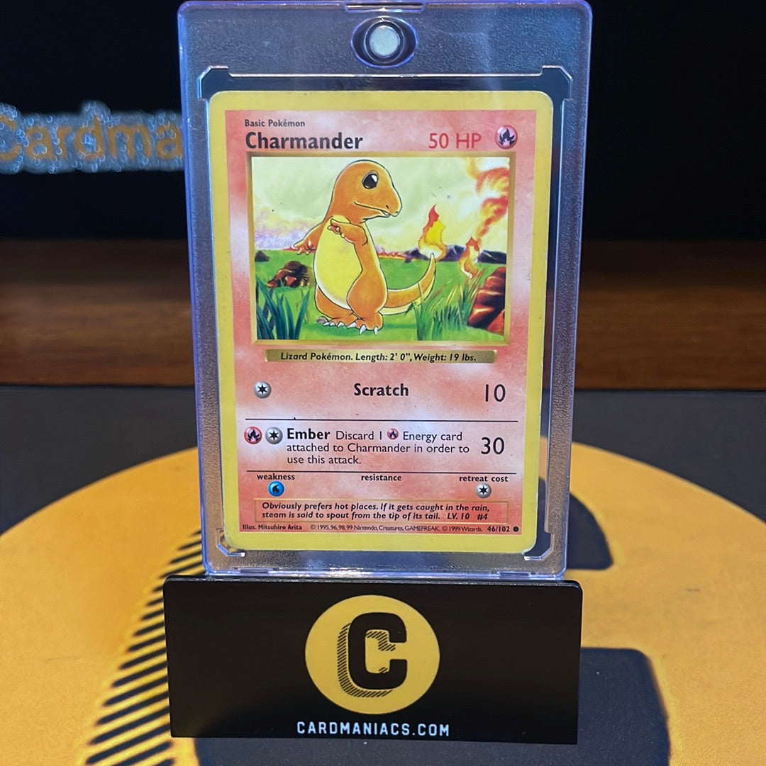 1995 Shadowless Charmander - Pokemon